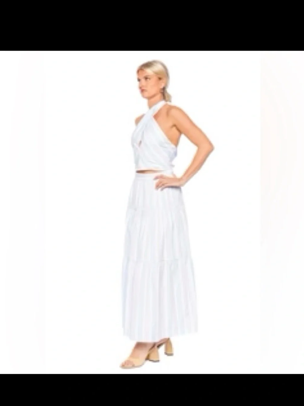 Staud Halter Top & Skirt Matching Set